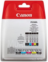 Canon CLI-571 Multipack (PGI 570+C+M+Y+BK) (Eredeti)